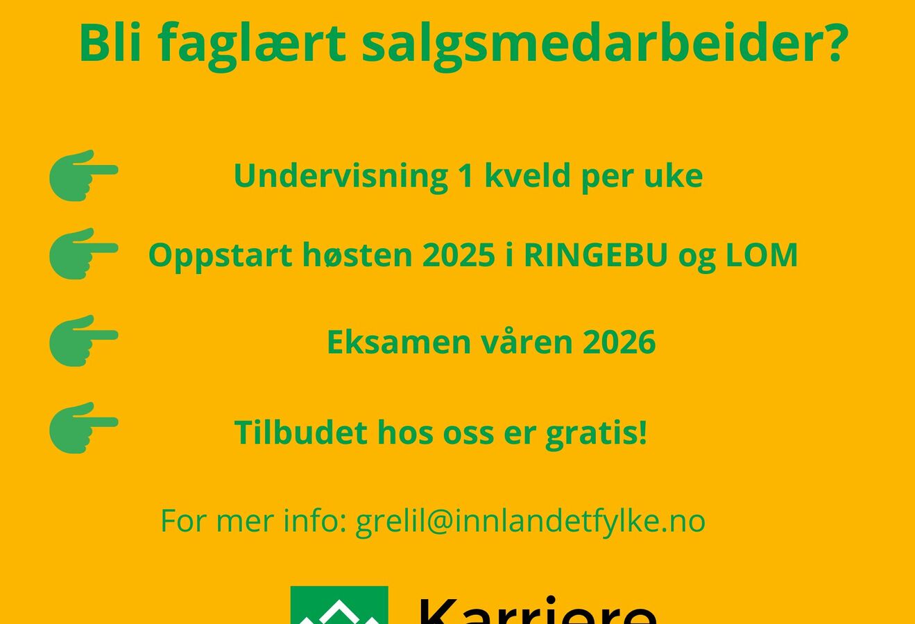 Karriere Innlandet