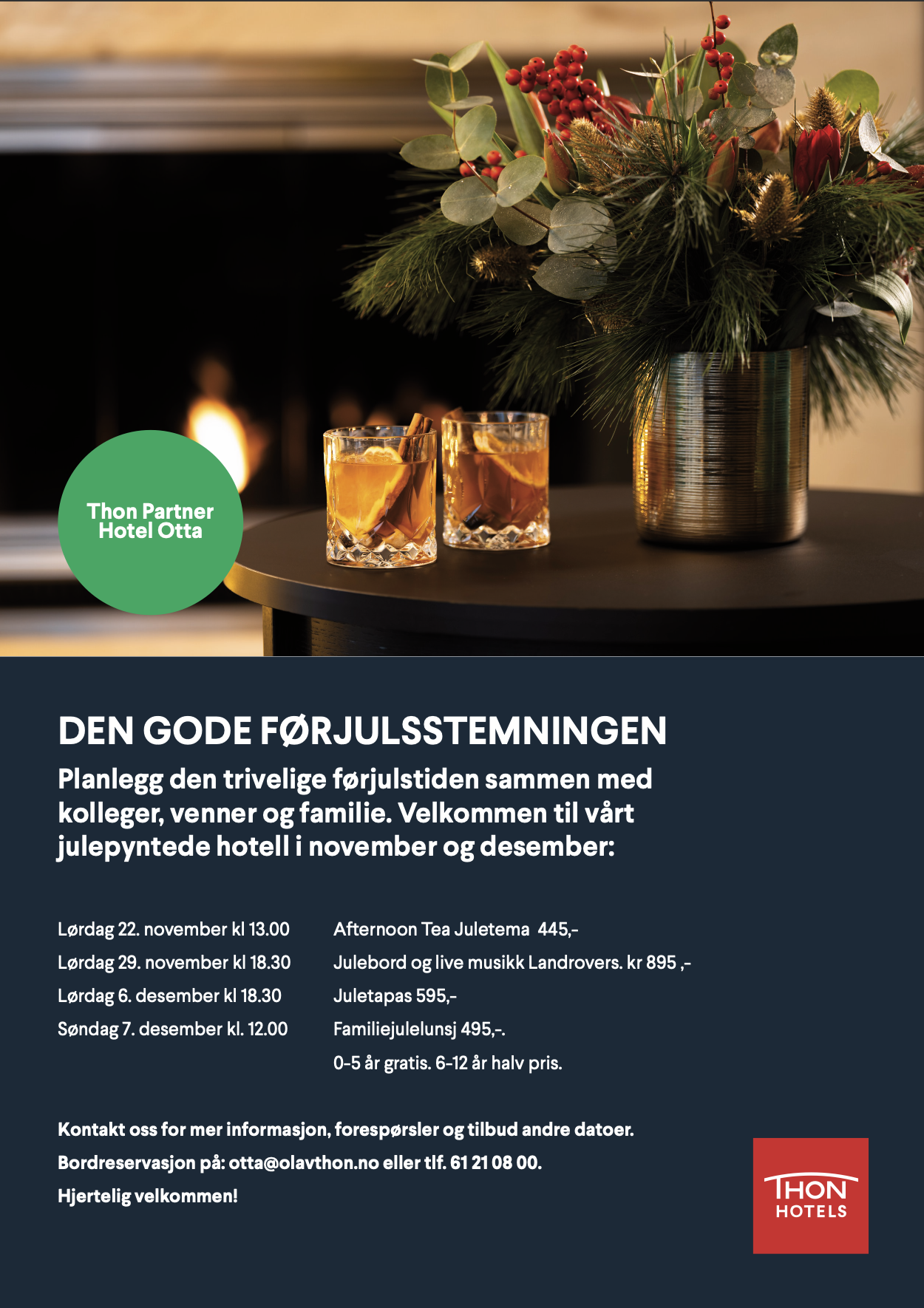 Thon Partner Hotel Otta jullebord